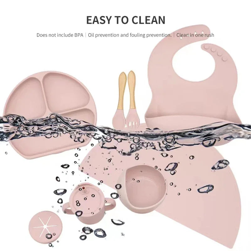 6 Piece Silicone Weaning Sets