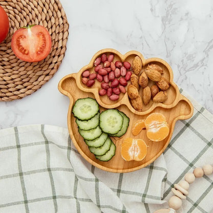 4pcs Animal Suction Plate, Bowl and Spoon Set