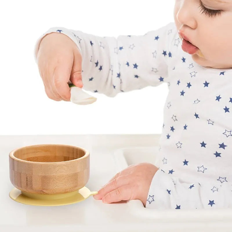 4pcs Animal Suction Plate, Bowl and Spoon Set