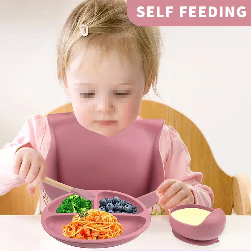 6 Piece Silicone Weaning Sets